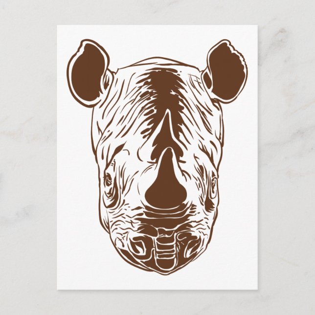 Cartão Postal Rhino (Frente)