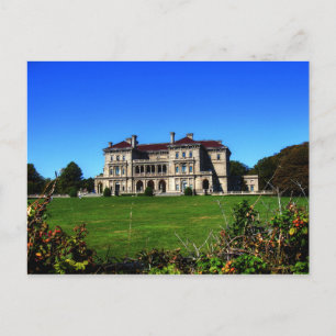 Cartão Postal Rhode - imagem das mansões da ilha, Newport