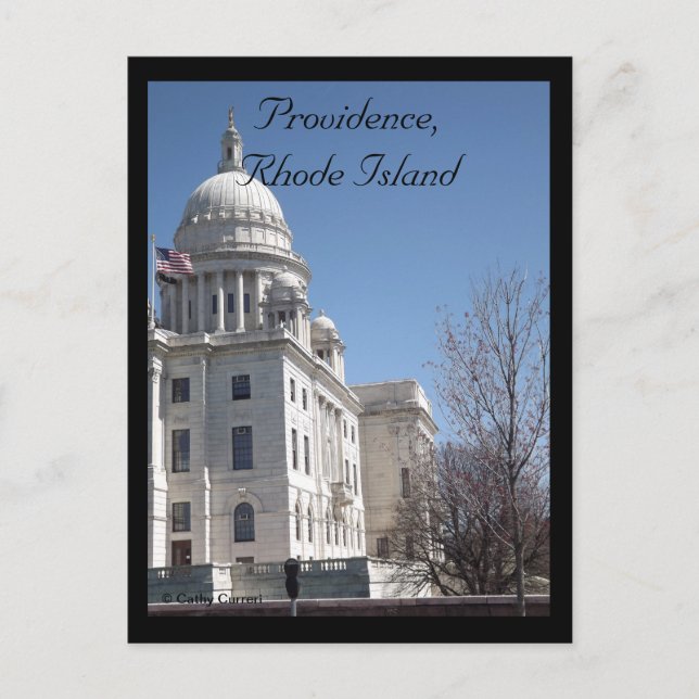 Cartão Postal Rhode Island (Frente)