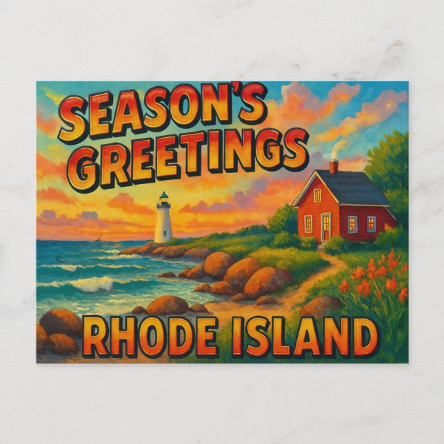 Cartão postal RHODE ISLAND (Frente)