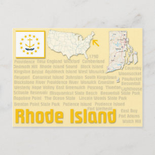 Cartão postal "Rhode Island"
