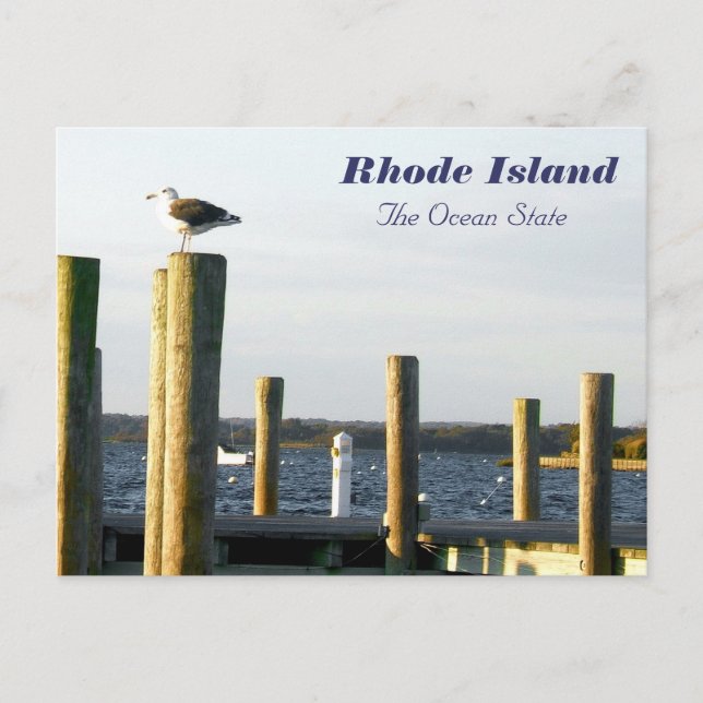 Cartão postal Rhode Island (Frente)
