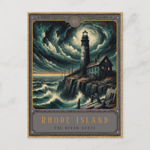 Cartão Postal Rhode Island Cartão-postal de arte gótica