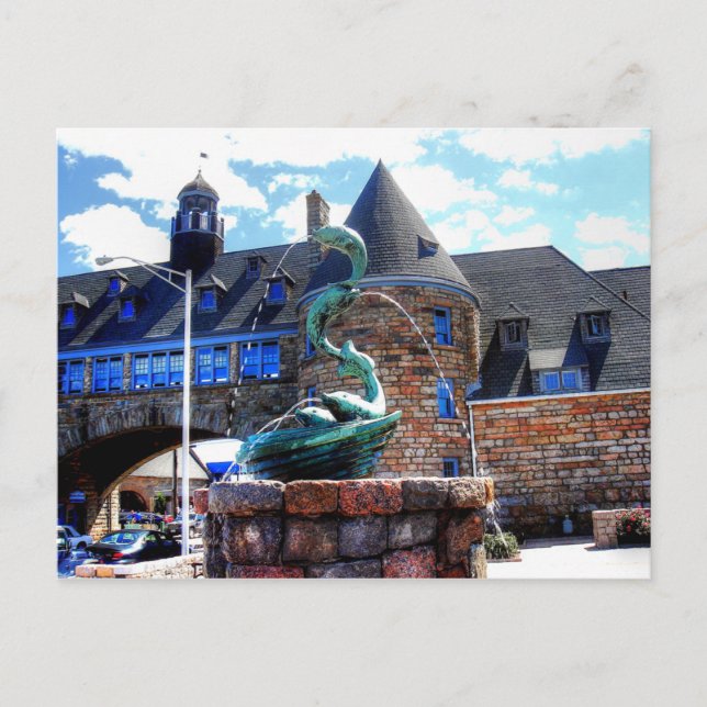 Cartão Postal Rhode Island, Imagem de Narragansett (Frente)