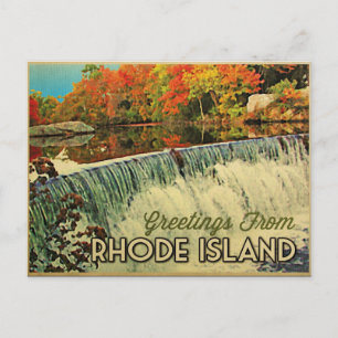 Cartão Postal Rhode Island Saudações
