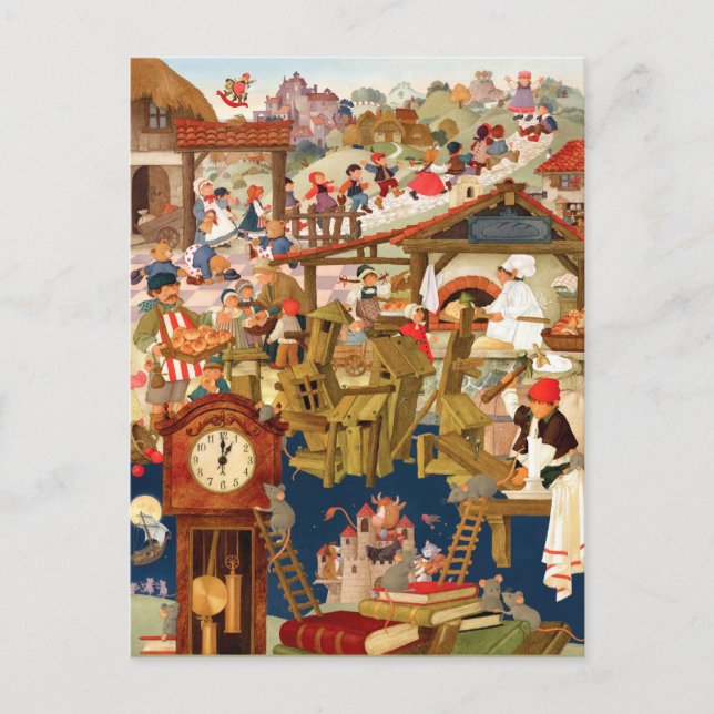 Cartão Postal Rhymes De Enfermeiro Favoritos (Frente)