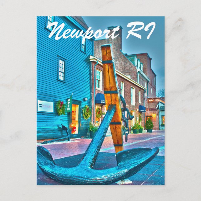 Cartão Postal RI de Newport (Frente)