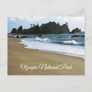 Cartão Postal Rialto Beach, Olimpiadas National Park, Washington