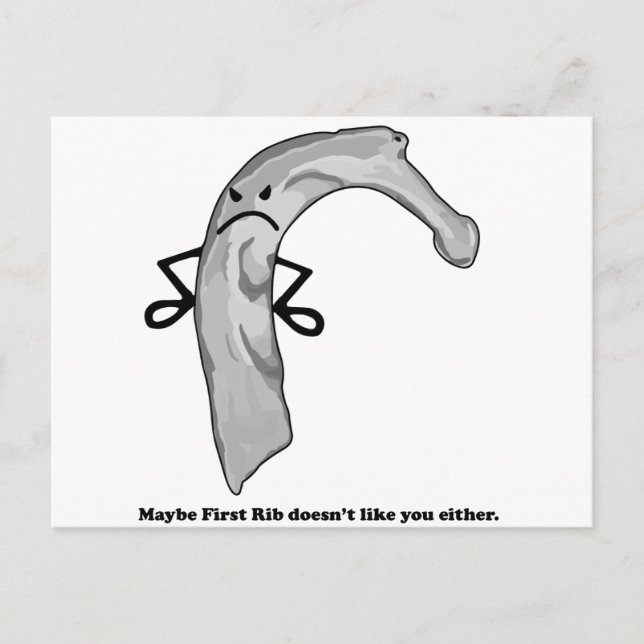 Cartão Postal Rib Grumpy (Frente)