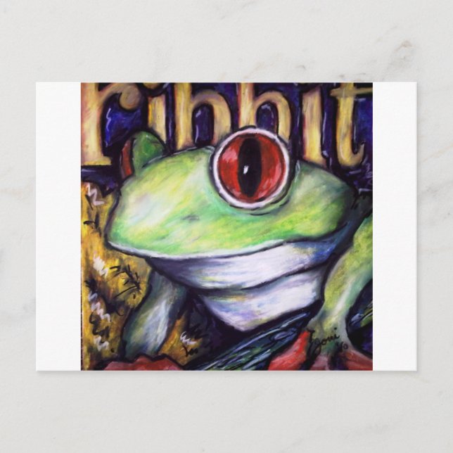 Cartão Postal Ribbit (Frente)