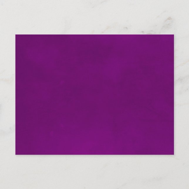 CARTÃO POSTAL RICH ROYAL PURPLE LUXURY GRAPE COR MODO (Frente)