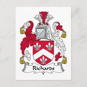 Cartão Postal Richards Family Crest