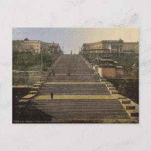 Cartão Postal Richelieu Stair, Odessa, Rússia (ou seja, Ucrânia)