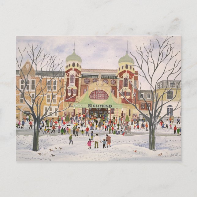 Cartão Postal Richmond Theater Surrey 1988 (Frente)