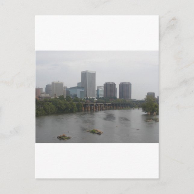 Cartão Postal Richmond Virginia Skyline (Frente)