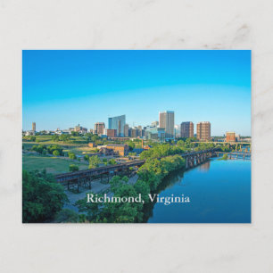 Cartão Postal Richmond, vista panorâmica Virginia