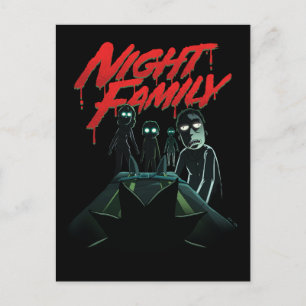 Cartão Postal RICK AND MORTY™   Família Noturna