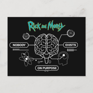 Cartão Postal RICK E MORTY™ | Fazer download do cérebro de backu