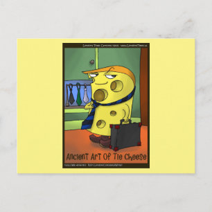 Cartão Postal Rick London Arte Antiga De Gravata Queijo