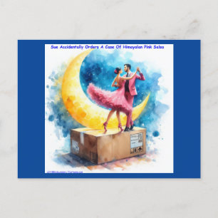 Cartão Postal Rick London Himalayan Pink Salsa Engraçado