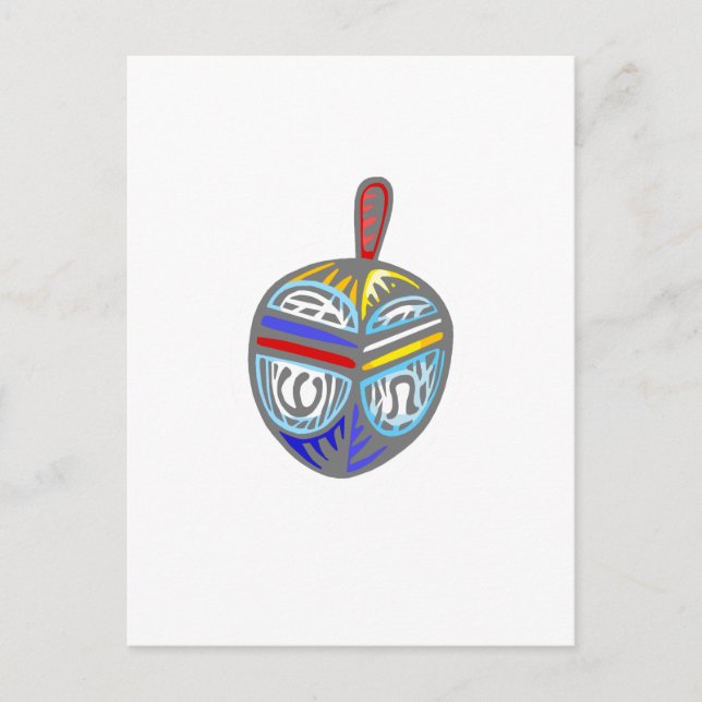 Cartão Postal Rico Dreidel (Frente)
