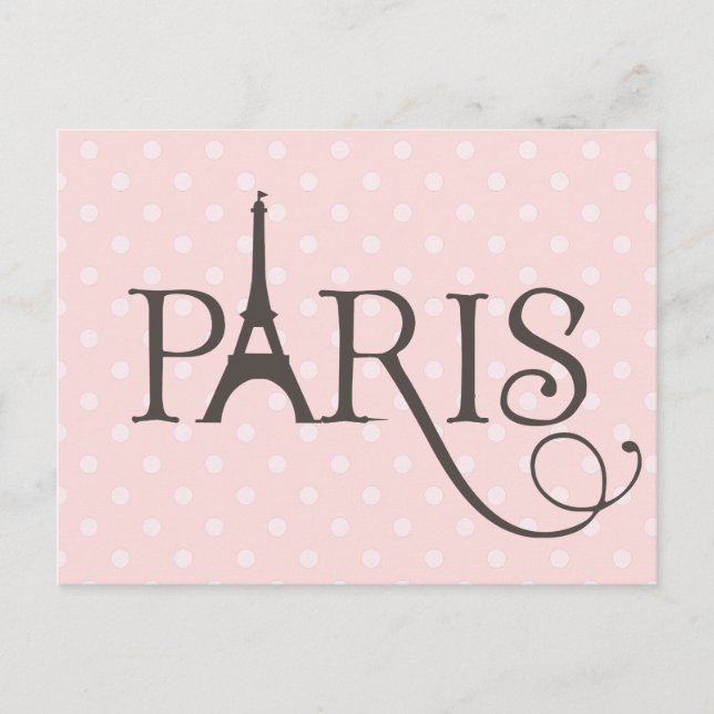 Cartão Postal Rico Paris (Frente)