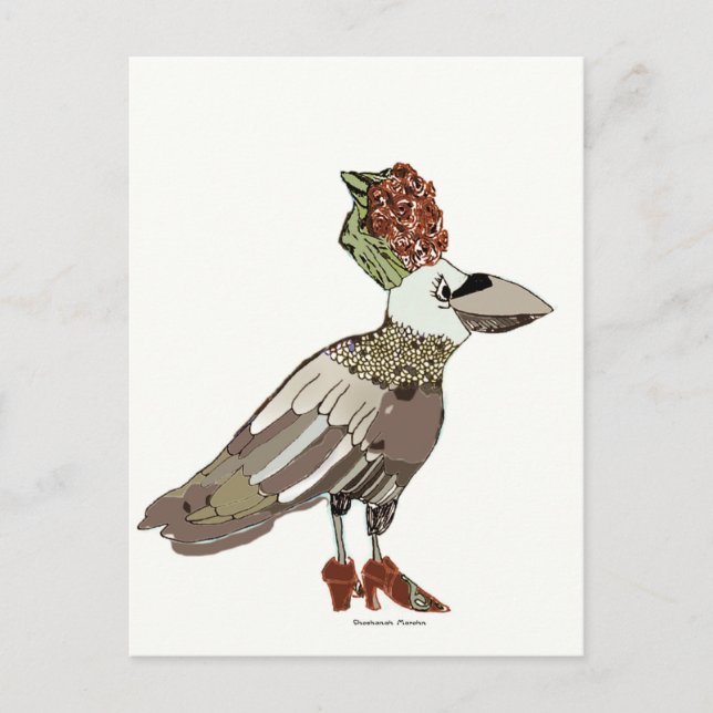 Cartão Postal Rico Raven está todo vestido por Shoshanah Marohn (Frente)