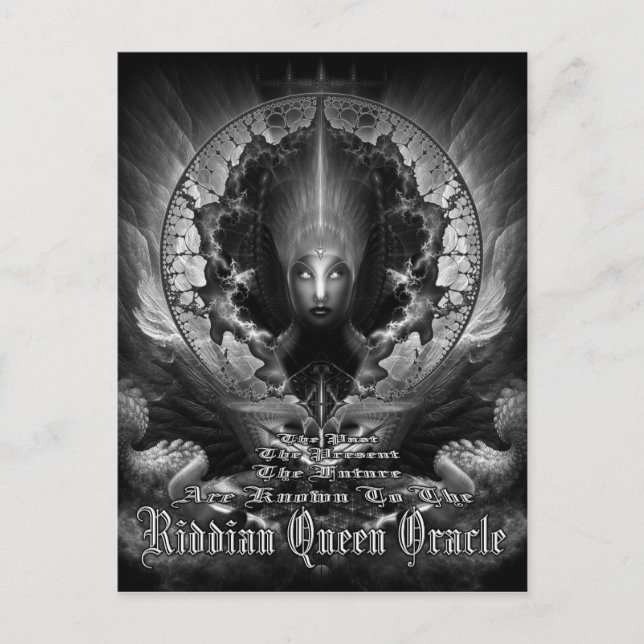 Cartão Postal Riddian Queen Oracle GS (Frente)