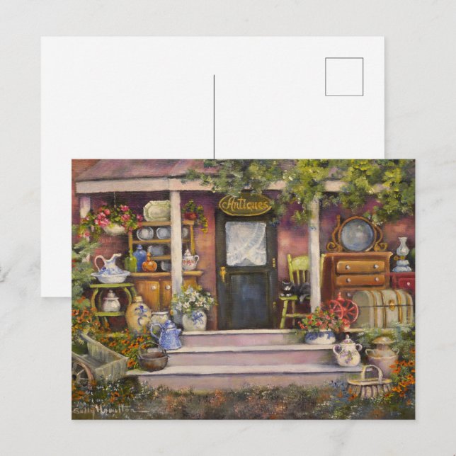 Cartão Postal Rideau Antiques Canadá - Cartão-postal Russo (Frente/Verso)