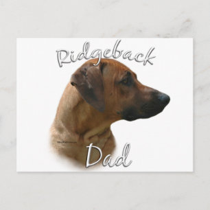 Cartão Postal Ridgeback Pai 2