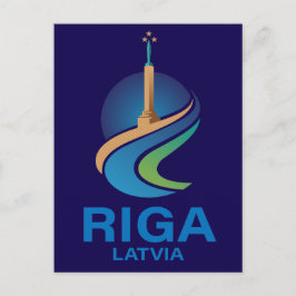 Cartão Postal Riga Latvia