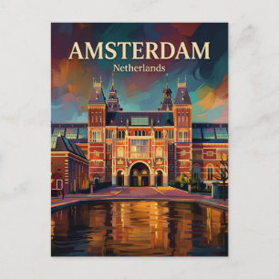 Cartão Postal Rijksmuseum Países Baixos