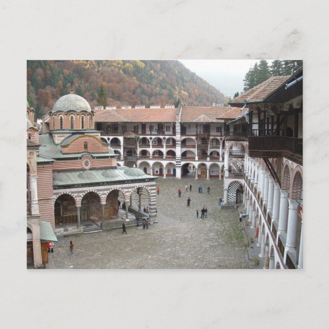 Cartão Postal Rila Monastery (Frente)