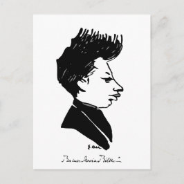 Cartão Postal Rilke Caricature