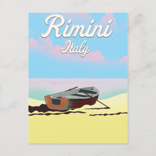 Cartão Postal Rimini Itália Beach poster
