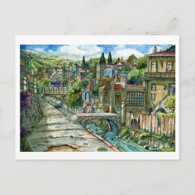 Cartão Postal Rincón de un Quilpué imaginario  (Frente)