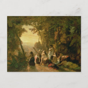 Cartão Postal Rindo da Filha de Jephthah, 1846