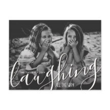 Rindo o Caminho Todo Feliz Natal Foto Vermelha