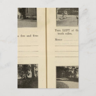 Cartão Postal Rinebeck Vermelho Superior da Loja Azul