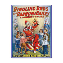 Ringling Brothers & Barnum & Bailey Vintage Clower