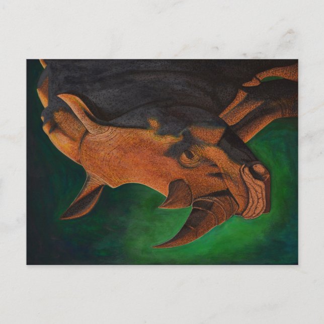 Cartão Postal Rinoceronte (Frente)