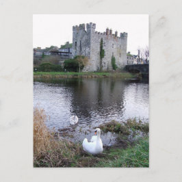 Cartão Postal Rio Barrow Swan, Castelo Branco Athy Co. Kildare
