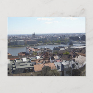 Cartão Postal Rio Budapeste Hungria do Danúbio