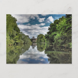 Cartão Postal Rio Bure Wroxham para Coltishall