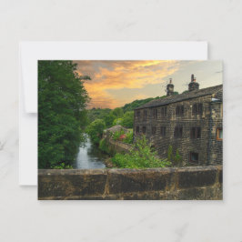 Cartão Postal Rio Calder, Ponte Hawksclough