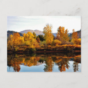 Cartão Postal Rio Coeur D Alene perto de Cataldo, Idaho.