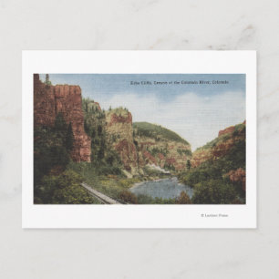 Cartão Postal Rio Colorado, CO - Echo Cliff