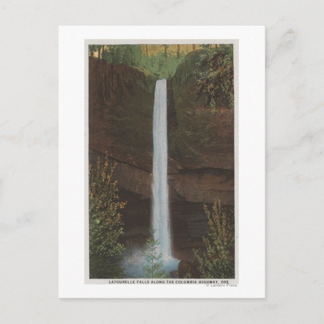 Cartão Postal Rio Colúmbia, OU - Latourelle Cai Ver #3 (Frente)