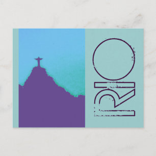 Cartão Postal Rio Corcovado Cristo