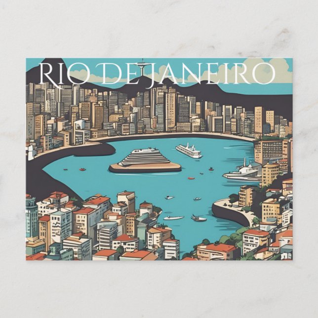 Cartão Postal Rio de Janeiro (Frente)